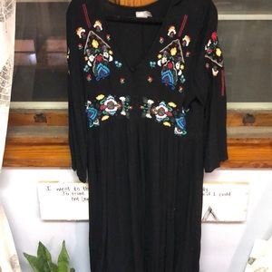 ASOS embroidered maxi dress
